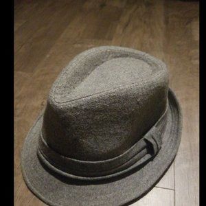 Gray Wool bucket Hat